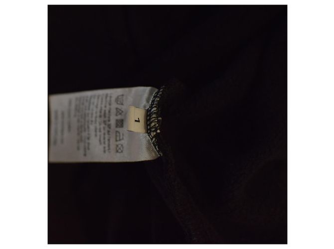Courreges Sudadera Negra con Logo Courrèges Talla 1 – Corte Oversized – Gráfico Icónico AC Negro - vista 5