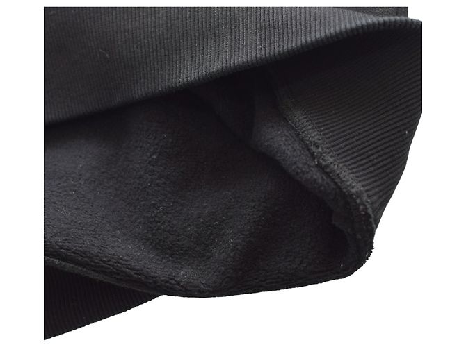 Courreges Sudadera Negra con Logo Courrèges Talla 1 – Corte Oversized – Gráfico Icónico AC Negro - vista 7