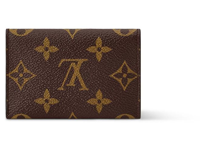 Tarjetero slim Louis Vuitton Monogram Marrón Castaño - vista 2