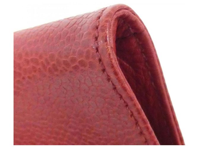 Custodia per telefono Chanel Timeless Classic Line in vitello rosso - vista 4