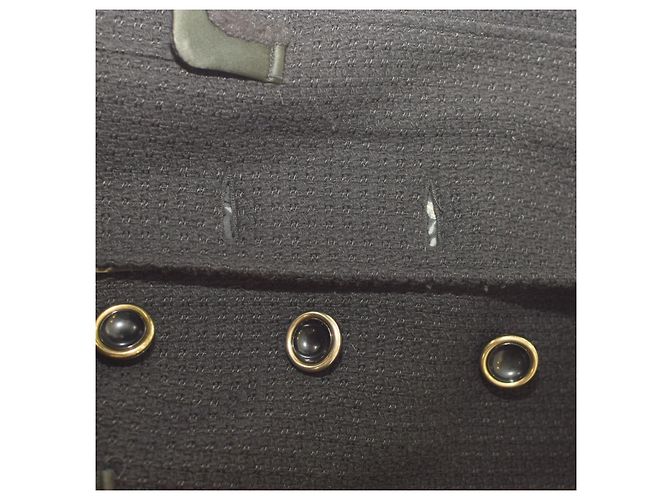 Abrigo de lana negra con cinturón Dolce & Gabbana D&G – Hecho en Italia – Talla IT 42 (US 6/8) Negro - vista 5