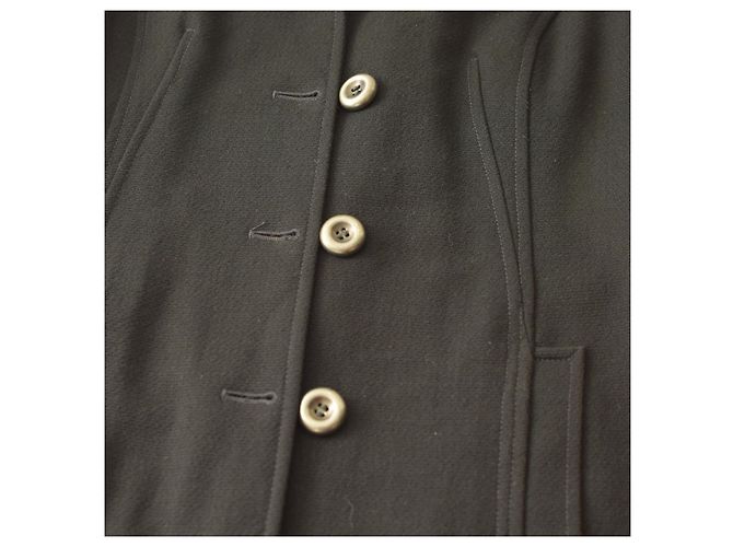 Abrigo largo ajustado de mezcla de lana negra Dolce & Gabbana D&G – Talla 42 mujer Negro - vista 10