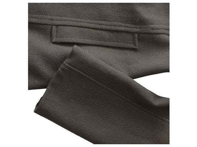 Abrigo largo ajustado de mezcla de lana negra Dolce & Gabbana D&G – Talla 42 mujer Negro - vista 8