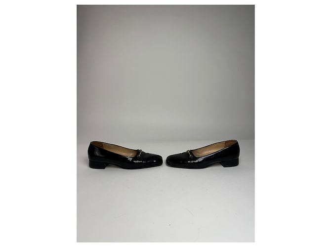 Vintage Gucci Lackleder-Pumps Schwarz 39 - Ansicht 3
