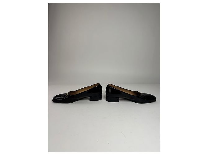 Vintage Gucci Lackleder-Pumps Schwarz 39 - Ansicht 4