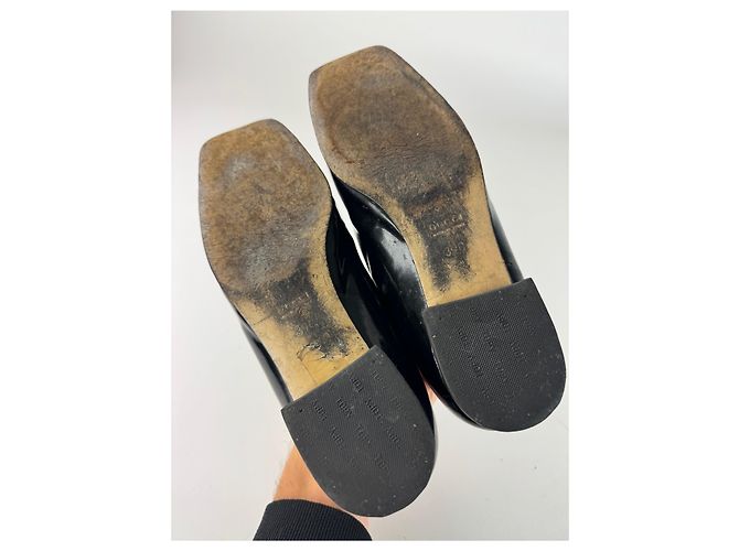 Vintage Gucci Lackleder-Pumps Schwarz 39 - Ansicht 9