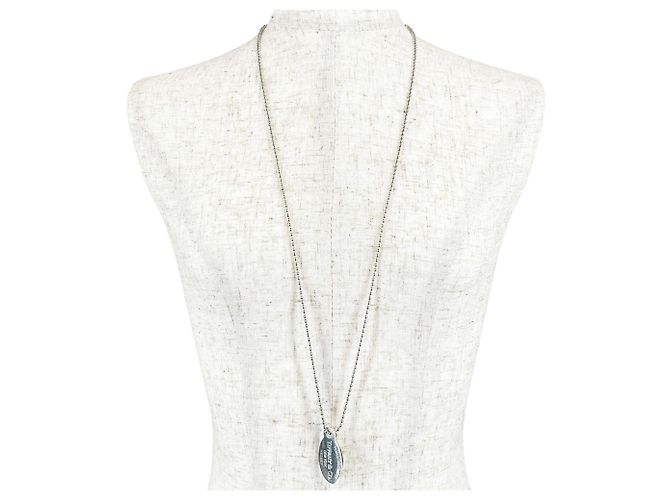 Return to Tiffany Collana lunga in argento 925 con etichetta ovale Ritorno a Tiffany & Co. - vista 2