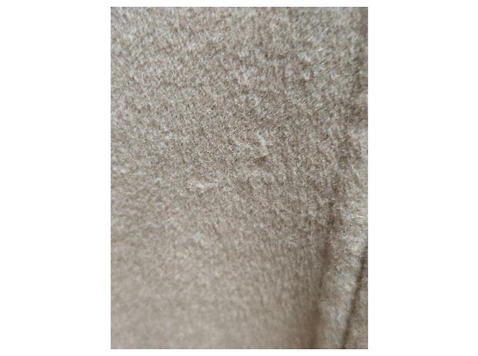 Abrigo Hermès de cachemira beige - vista 12