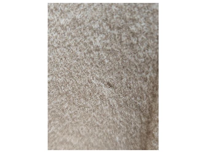 Abrigo Hermès de cachemira beige - vista 6