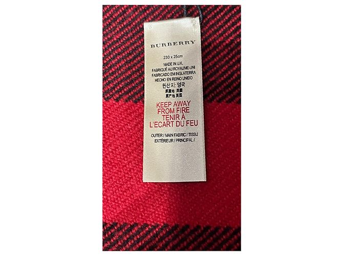 Sciarpa Burberry in lana multicolore - vista 6