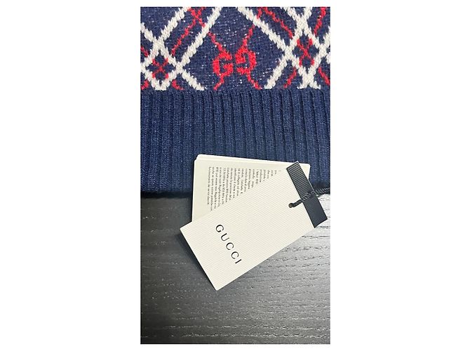 Gucci Wool Hat Blue Size M - view 5