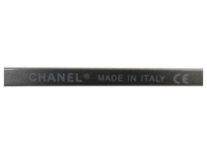 Chanel Blue Tinted Silver CC Logo Randlose Sonnenbrille 4002 Silber Blau - Ansicht 6