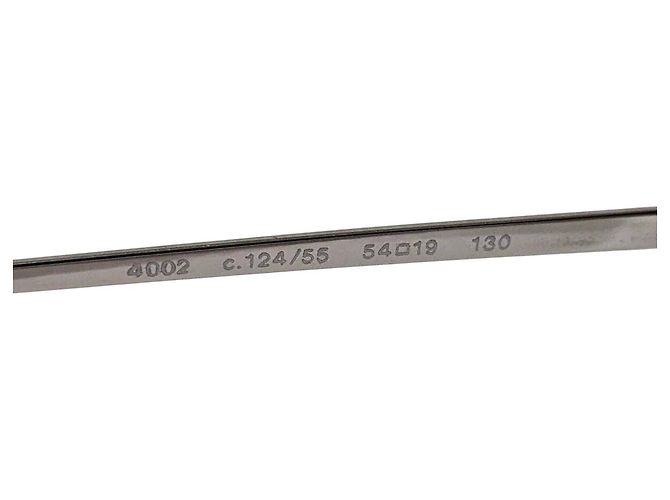 Chanel Silber Hellblau Ombre Randlose Sonnenbrille 4002 - Ansicht 6