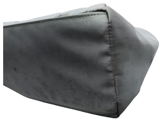 Prada Nylon Tessuto Hellblau Grau Logo Handtasche - Ansicht 6