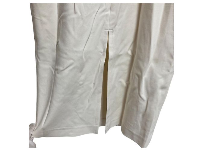 Autre Marque Abito lungo aderente in pizzo FRAY I.D Bianco Bianco sporco - vista 5