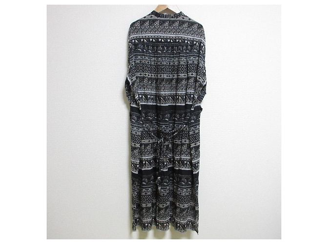 Autre Marque Langes Hemdkleid Sara Mallika Schwarz - Ansicht 2
