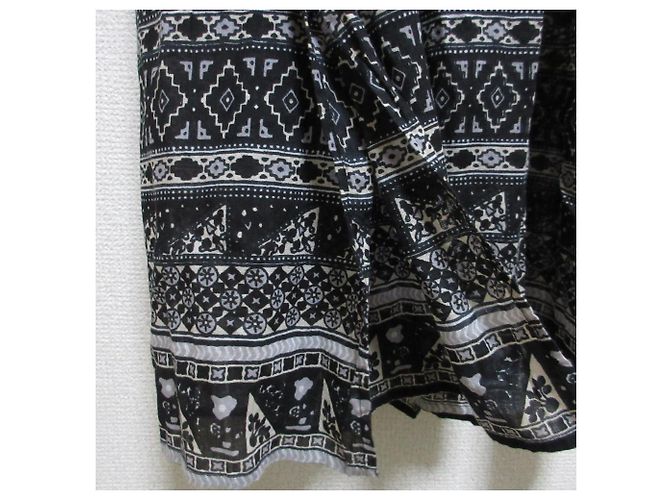 Autre Marque Langes Hemdkleid Sara Mallika Schwarz - Ansicht 5