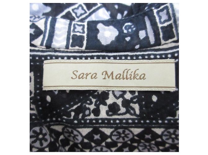 Autre Marque Langes Hemdkleid Sara Mallika Schwarz - Ansicht 8