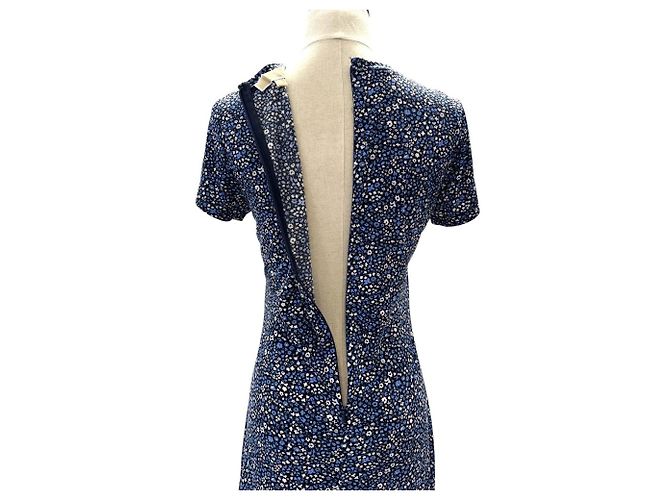 Blumenmusterkleid Michael Michael Kors Blau - Ansicht 4