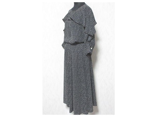 Autre Marque 23ku Punktbluse 2-Wege Set Schwarz - Ansicht 3