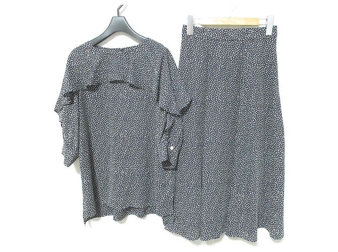 Autre Marque 23ku Punktbluse 2-Wege Set Schwarz - Ansicht 5