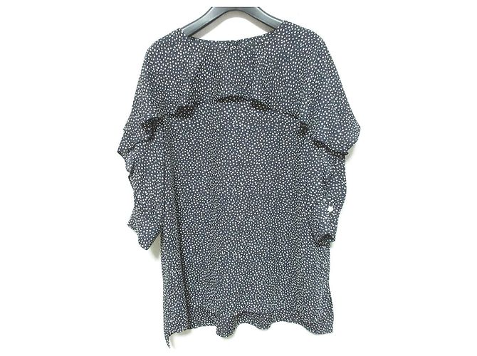 Autre Marque 23ku Punktbluse 2-Wege Set Schwarz - Ansicht 6