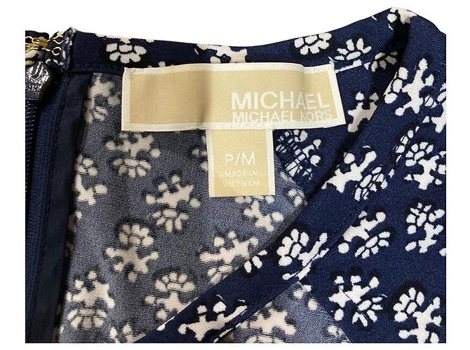 Vestido Stretch Michael Kors Azul - vista 5