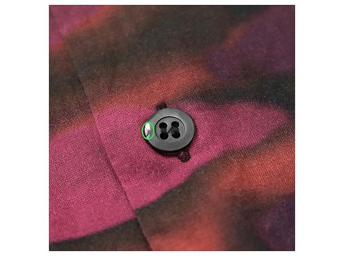 Autre Marque Camisa de algodón LenLye de Dries Van Noten Castaño Burdeos - vista 3