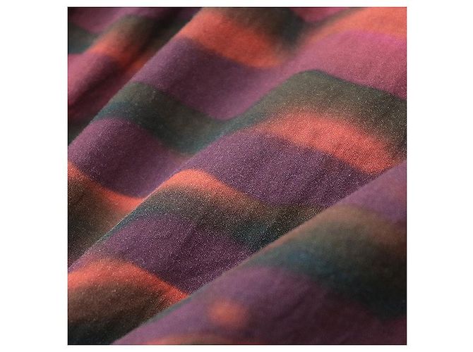Autre Marque Camisa de algodón LenLye de Dries Van Noten Castaño Burdeos - vista 9
