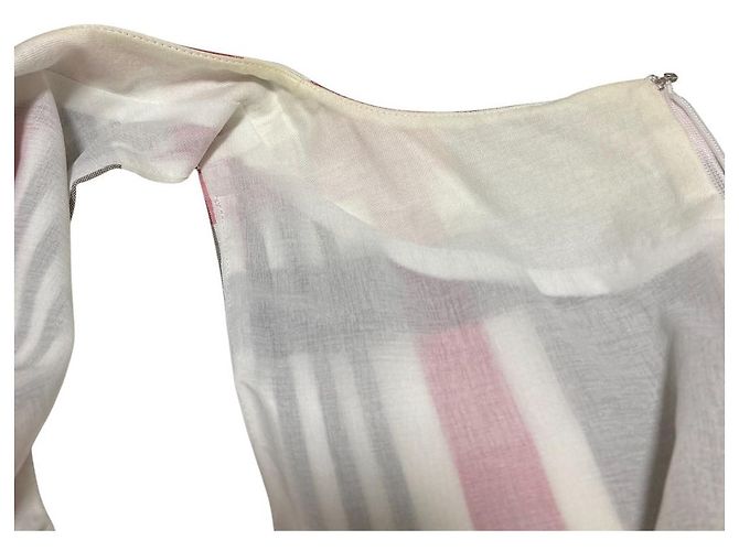 Autre Marque Kleid BLUE LABEL CRESTBRIDGE Braun Pink Weiß - Ansicht 12
