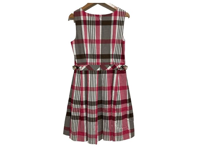 Autre Marque Kleid BLUE LABEL CRESTBRIDGE Braun Pink Weiß - Ansicht 2