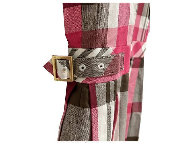 Autre Marque Kleid BLUE LABEL CRESTBRIDGE Braun Pink Weiß - Ansicht 4