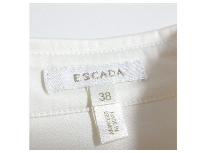 Autre Marque Camicia Classic Escada Bianco Bianco sporco - vista 4