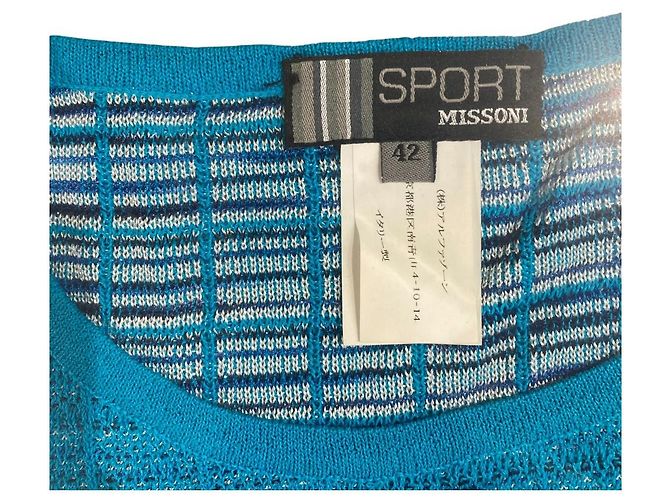 Autre Marque Top de punto Missoni SPORT Azul Azul claro - vista 3