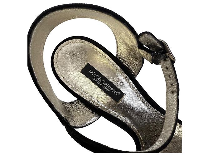 Dolce & Gabbana Dolce&Gabbana High Heel Sandalen Schwarz - Ansicht 10