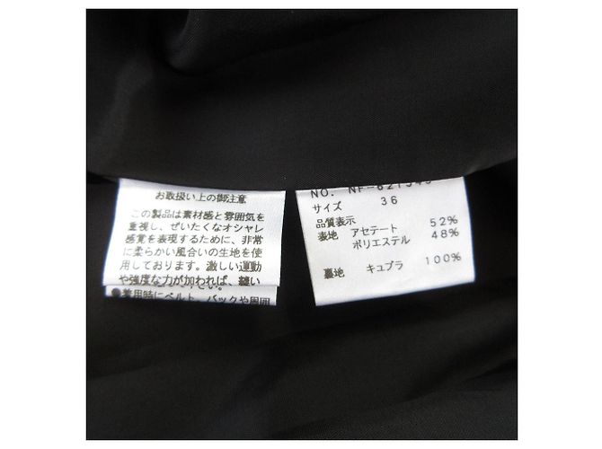 Autre Marque M'S GRACY Abrigo de Jacquard con Cinta Castaño Gris antracita - vista 7