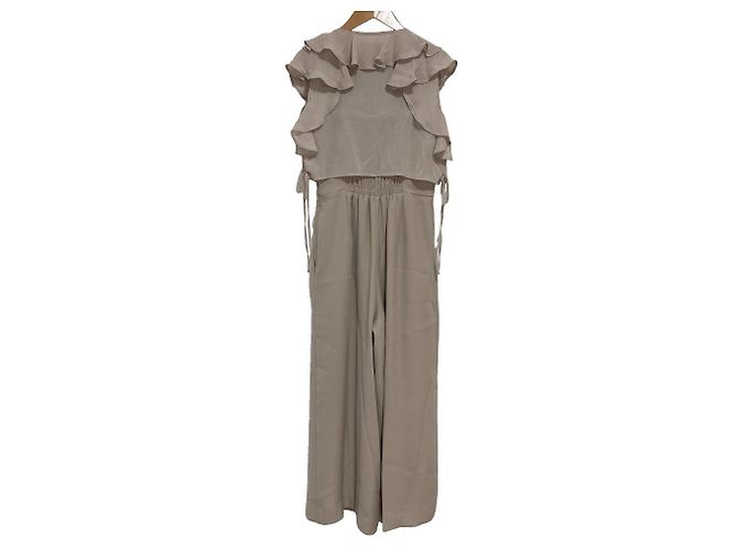 Autre Marque Mono Bolero con Volantes Snidel Beige - vista 4