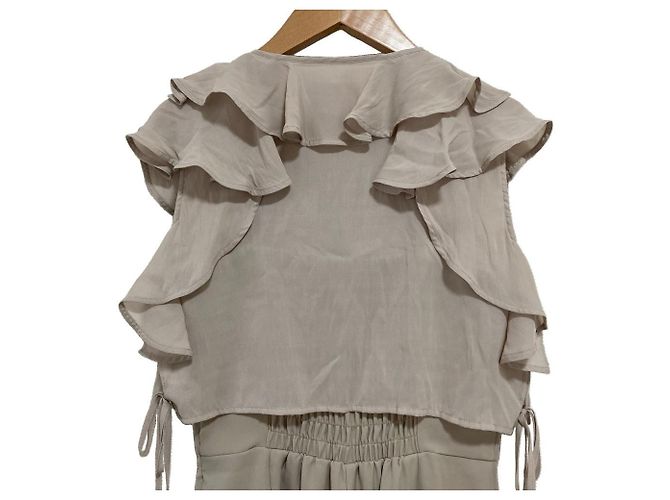Autre Marque Mono Bolero con Volantes Snidel Beige - vista 5