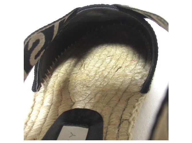 Stella Mc Cartney Sandali Espadrilles con Cinturino in Raso Stella McCartney Nero - vista 5