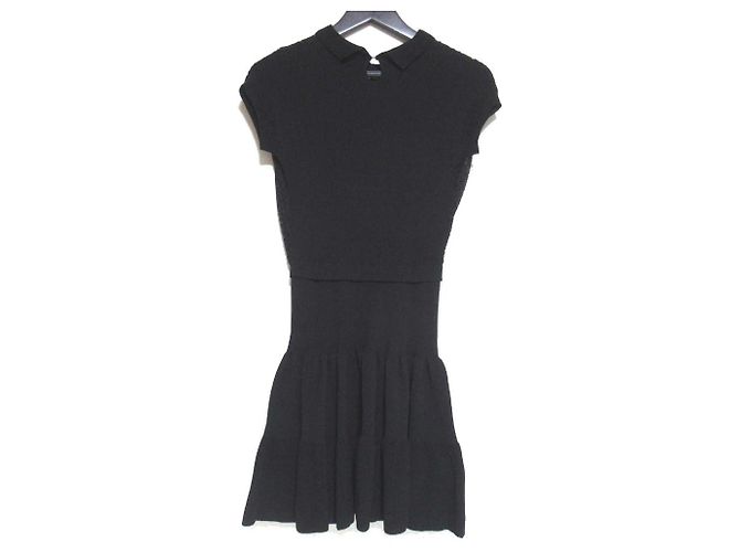 Strickkleid aus Spitze RED VALENTINO Schwarz - Ansicht 2