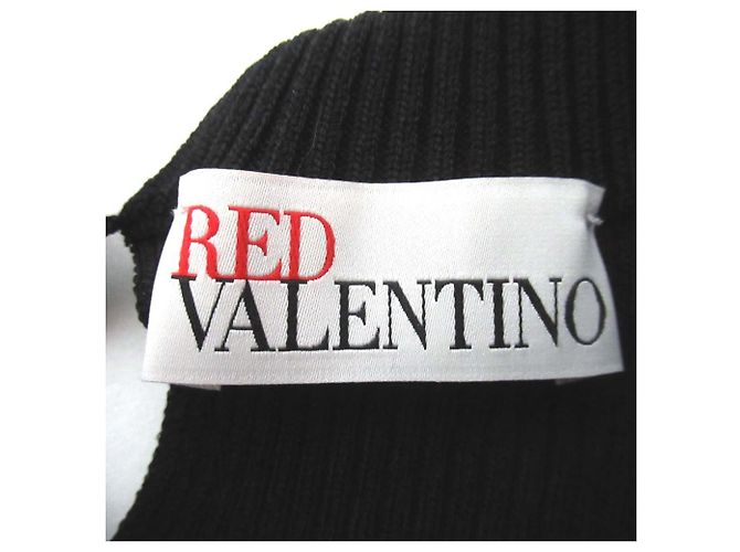 Strickkleid aus Spitze RED VALENTINO Schwarz - Ansicht 9