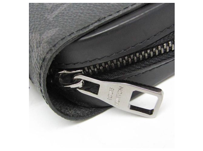 Louis Vuitton Monogram Eclipse Zippy XL Long Wallet Black - view 10