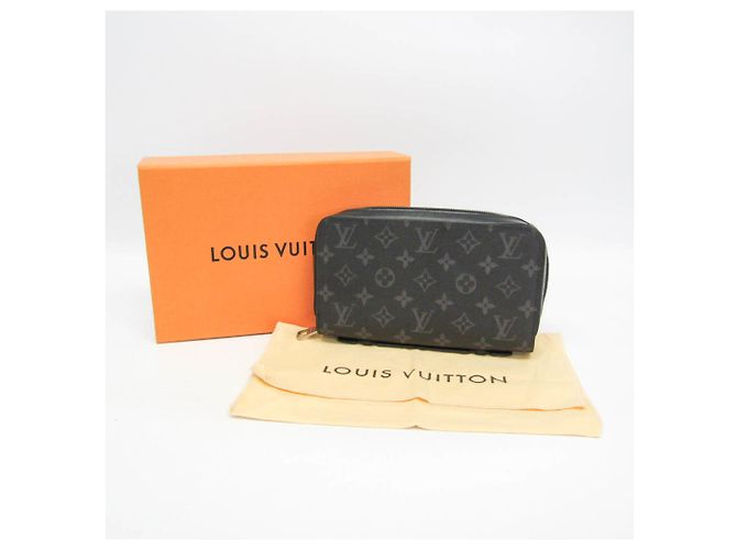 Louis Vuitton Monogram Eclipse Zippy XL Long Wallet Black - view 2