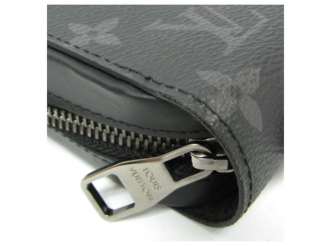 Louis Vuitton Monogram Eclipse Zippy XL Long Wallet Black - view 8