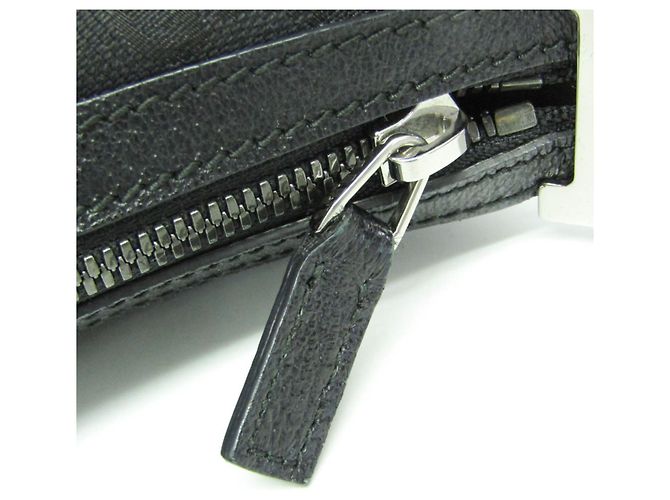 Borsa a Spalla in Tela GG e Pelle Gucci Nero - vista 10