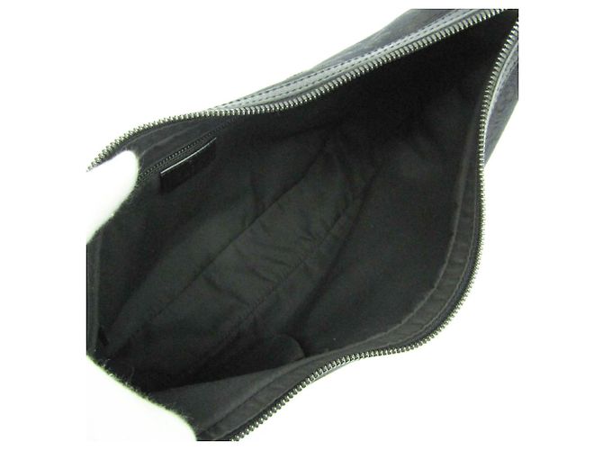 Borsa a Spalla in Tela GG e Pelle Gucci Nero - vista 3
