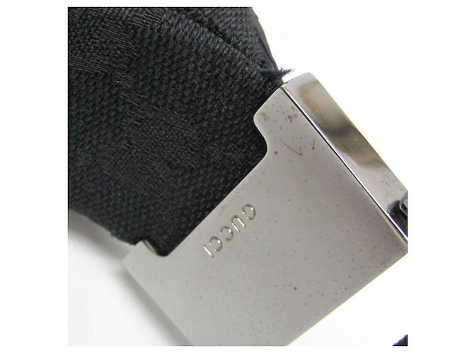 Borsa a Spalla in Tela GG e Pelle Gucci Nero - vista 8