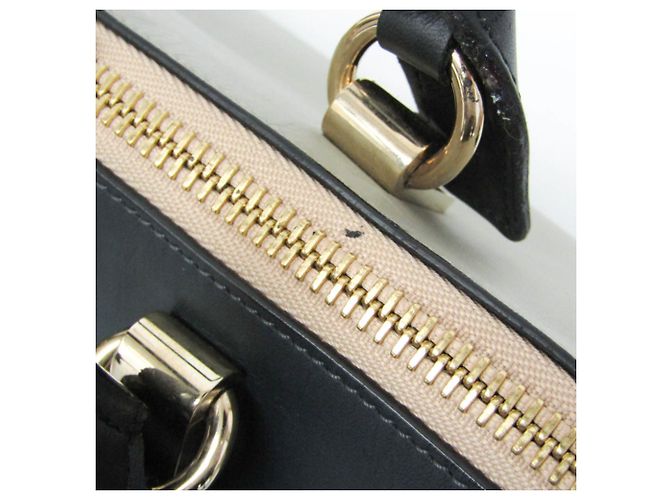 Borsa in pelle donna Chloé Baylee 3S0171 Nero Grigio Grigio antracite - vista 12
