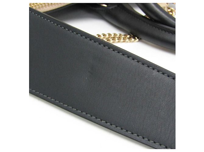 Borsa in pelle donna Chloé Baylee 3S0171 Nero Grigio Grigio antracite - vista 14