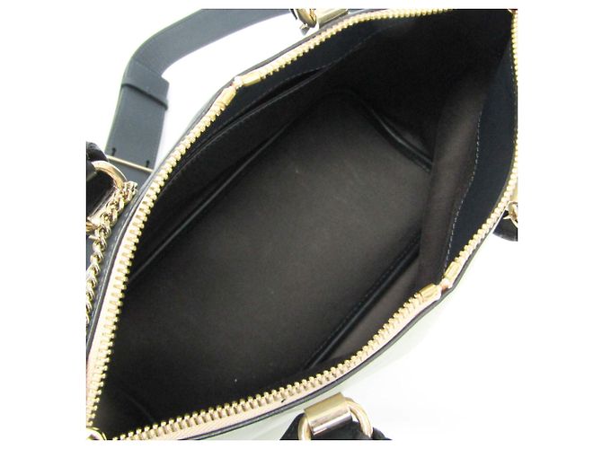 Borsa in pelle donna Chloé Baylee 3S0171 Nero Grigio Grigio antracite - vista 3